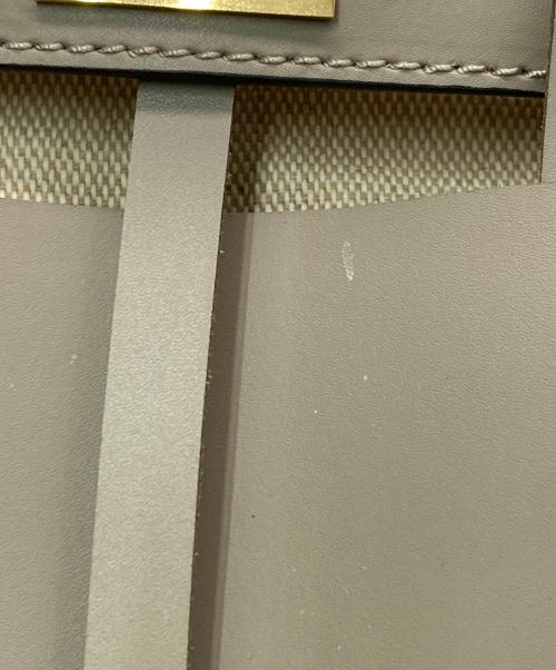 ZANCHETTI（ザンケッティー）ZANCHETTI (ザンケッティー) WOVEN MIDI SHOPPER ベージュの古着・服飾アイテム