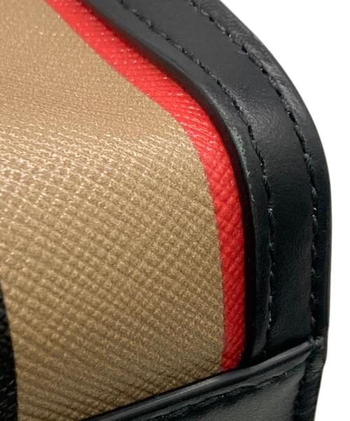 BURBERRY LONDON（バーバリーロンドン）BURBERRY LONDON (バーバリーロンドン) ストライプトートバッグ ブラウンの古着・服飾アイテム