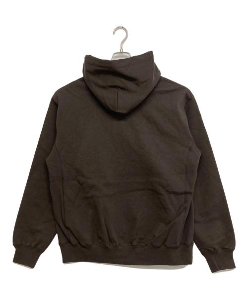 BlackEyePatch（ブラックアイパッチ）BlackEyePatch (ブラックアイパッチ) OG LABEL HOODIE ブラウン サイズ:SIZE L 未使用品の古着・服飾アイテム