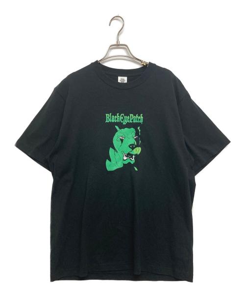 BlackEyePatch（ブラックアイパッチ）BlackEyePatch (ブラックアイパッチ) Concrete Green Tシャツ ブラック サイズ:SIZE L 未使用品の古着・服飾アイテム