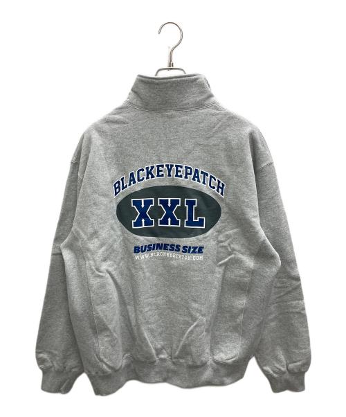 BlackEyePatch（ブラックアイパッチ）BlackEyePatch (ブラックアイパッチ) BUSINESS SIZE HALF ZIP SWEAT グレー サイズ:SIZE L 未使用品の古着・服飾アイテム
