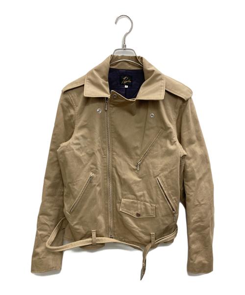 Needles（ニードルズ）Needles (ニードルズ) コットンライダースジャケット ベージュ サイズ:SIZE Sの古着・服飾アイテム