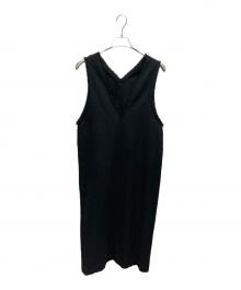 JOURNAL STANDARD（ジャーナルスタンダード）の古着「リングヤーンVネックワンピース」｜ブラック