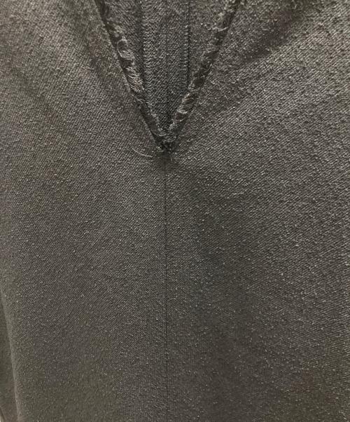 JOURNAL STANDARD（ジャーナルスタンダード）JOURNAL STANDARD (ジャーナルスタンダード) リングヤーンVネックワンピース ブラック サイズ:表記無しの古着・服飾アイテム