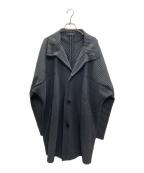 HOMME PLISSE ISSEY MIYAKEオム プリッセ イッセイ ミヤケ）の古着「MONTHLY COLOR NOVEMBER COAT」｜ブラック