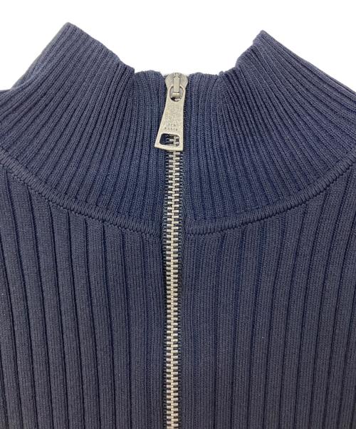 ted baker（テッドベーカー）ted baker (テッドベーカー) リブ編みフレアニットワンピース ネイビー サイズ:SIZE0の古着・服飾アイテム