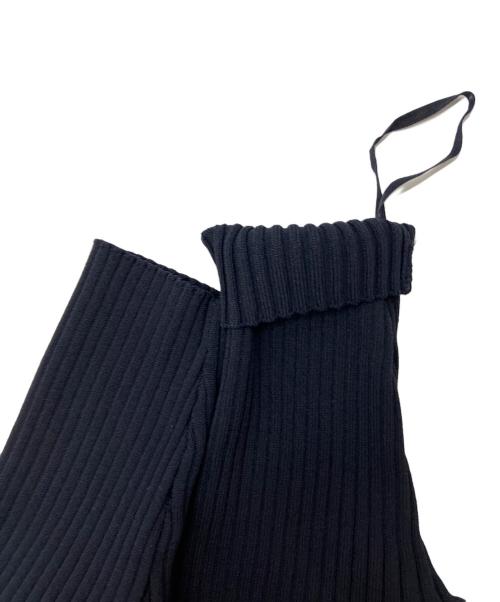 ted baker（テッドベーカー）ted baker (テッドベーカー) リブ編みフレアニットワンピース ネイビー サイズ:SIZE0の古着・服飾アイテム