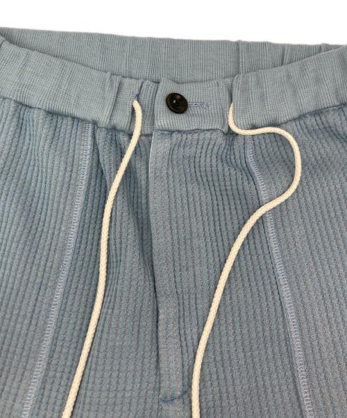 Urig（ウーリッヒ）Urig (ウーリッヒ) WAFFLE EASY PANTS ワッフルイージーパンツ スカイブルー サイズ:SIZE2の古着・服飾アイテム