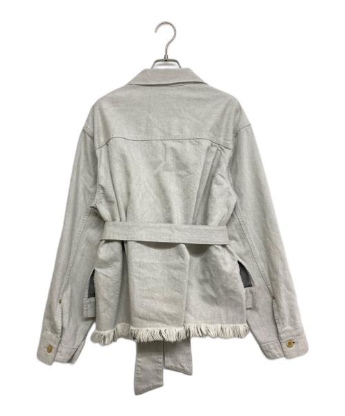 CULLNI（クルニ）CULLNI (クルニ) CU Bow Tie Denim Jacket グレー サイズ:SIZE 1の古着・服飾アイテム