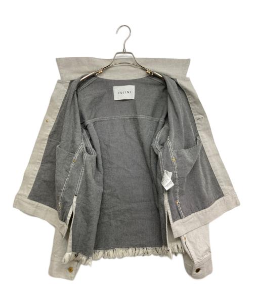 CULLNI（クルニ）CULLNI (クルニ) CU Bow Tie Denim Jacket グレー サイズ:SIZE 1の古着・服飾アイテム