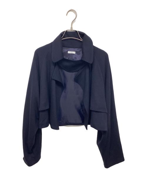 ZOE（ゾーイ）ZOE (ゾーイ) CAMBLY SHORT TRENCH ネイビー サイズ:Freeの古着・服飾アイテム