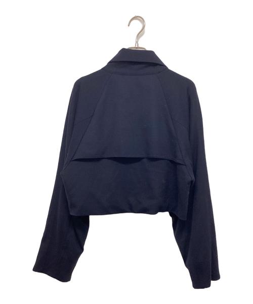 ZOE（ゾーイ）ZOE (ゾーイ) CAMBLY SHORT TRENCH ネイビー サイズ:Freeの古着・服飾アイテム