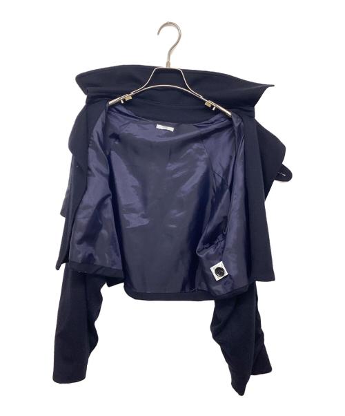 ZOE（ゾーイ）ZOE (ゾーイ) CAMBLY SHORT TRENCH ネイビー サイズ:Freeの古着・服飾アイテム