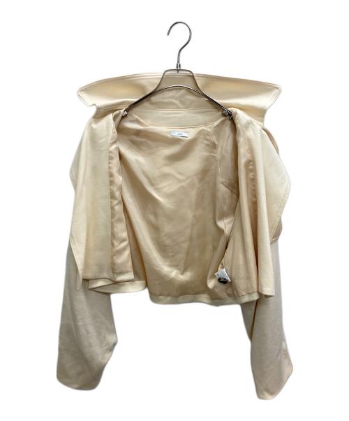 ZOE（ゾーイ）ZOE (ゾーイ) CAMBLY SHORT TRENCH アイボリー サイズ:SIZE1の古着・服飾アイテム