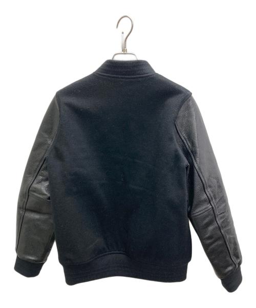 BOUNTY HUNTER（バウンティハンター）BOUNTY HUNTER (バウンティハンター) レザースリーブスタジャン ブラック サイズ:SIZE Sの古着・服飾アイテム