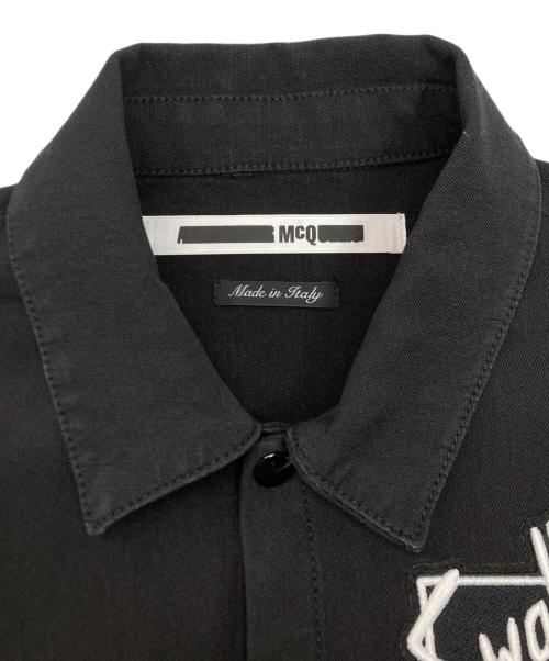 MCQ（マックキュー）MCQ (マックキュー) スワローバッチ ウインド チーター コーチジャケット ブラック サイズ:SIZE 50の古着・服飾アイテム