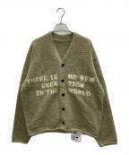 GUELLグエル）の古着「Shaggy Knit Cardigan」｜カーキ