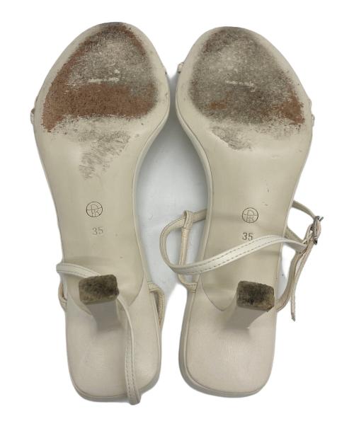 THE ROW（ザ ロウ）THE ROW (ザ ロウ) レザーサンダル/BARE SANDAL アイボリー サイズ:SIZE35の古着・服飾アイテム