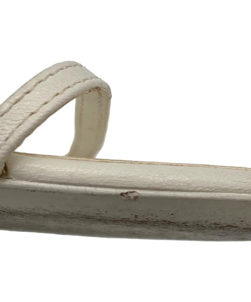 THE ROW（ザ ロウ）THE ROW (ザ ロウ) レザーサンダル/BARE SANDAL アイボリー サイズ:SIZE35の古着・服飾アイテム
