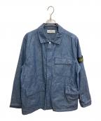 STONE ISLANDストーンアイランド）の古着「CHAMBRAY CANVAS デニムジャケット」｜インディゴ