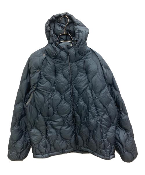 TAION（タイオン）TAION (タイオン) BAL (バル) REMOVABLE SLEEVE DOWN JACKET ブルー サイズ:SIZE　Lの古着・服飾アイテム