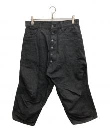 NEMETH（ネメス）の古着「デニムサルエルパンツ」｜ブラック