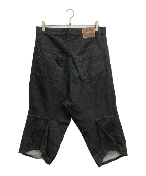 NEMETH（ネメス）Nemeth (ネメス) デニムサルエルパンツ ブラック サイズ:SIZE　Sの古着・服飾アイテム