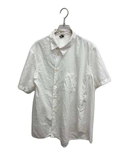 BLACK COMME des GARCONS（ブラックコムデギャルソン）BLACK COMME des GARCONS (ブラックコムデギャルソン) アシンメトリーシャツ ホワイト サイズ:SIZE Lの古着・服飾アイテム