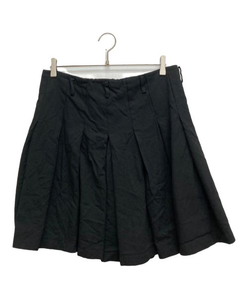 COMME des GARCONS HOMME PLUS（コムデギャルソンオムプリュス）COMME des GARCONS HOMME PLUS (コムデギャルソンオムプリュス) ポリ縮絨プリーツショートパンツ ブラック サイズ:SIZE　Sの古着・服飾アイテム