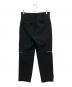 BLACK COMME des GARCONS (ブラックコムデギャルソン) ポリ縮絨ジップテーパードパンツ ブラック サイズ:SIZE　M：14000円