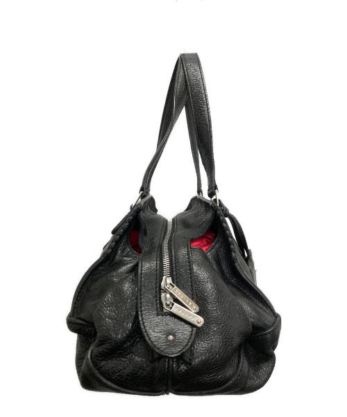 CELINE（セリーヌ）CELINE (セリーヌ) レザートートバッグ ブラックの古着・服飾アイテム