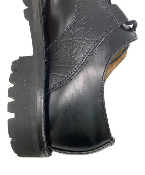 JOHN MOORE（ジョンムーア）JOHN MOORE (ジョンムーア) Toe Patch Gillie Shoes ブラック サイズ:SIZE7の古着・服飾アイテム