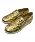 charlotte olympiaシャーロットオリンピア）の古着「メタリックキルティングスリッポン」｜ゴールド