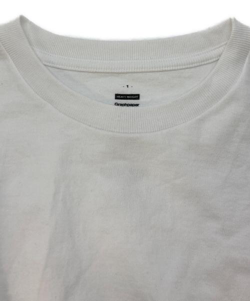 Graphpaper（グラフペーパー）Graphpaper (グラフペーパー) Heavy Weight S/S Oversized Tee / ヘビーウエイトショートスリーブオーバーサイズドTEE ホワイト サイズ:SIZE1の古着・服飾アイテム