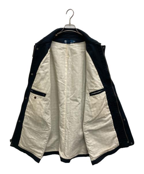 POLO RALPH LAUREN（ポロ・ラルフローレン）POLO RALPH LAUREN (ポロ・ラルフローレン) レザー切替ハンディングジャケット ブラック サイズ:SIZE XLの古着・服飾アイテム