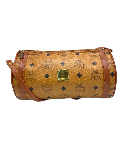 MCM（エムシーエム）MCM (エムシーエム) 2WAYミニボストンショルダーバッグ ベージュの古着・服飾アイテム