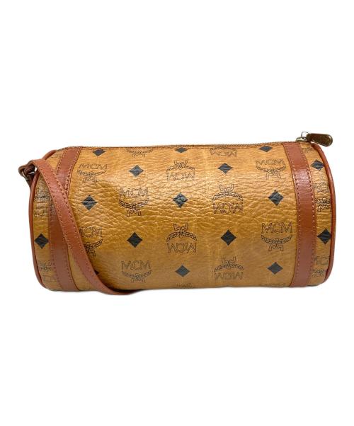 MCM（エムシーエム）MCM (エムシーエム) 2WAYミニボストンショルダーバッグ ベージュの古着・服飾アイテム