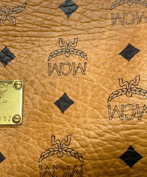 MCM（エムシーエム）MCM (エムシーエム) 2WAYミニボストンショルダーバッグ ベージュの古着・服飾アイテム