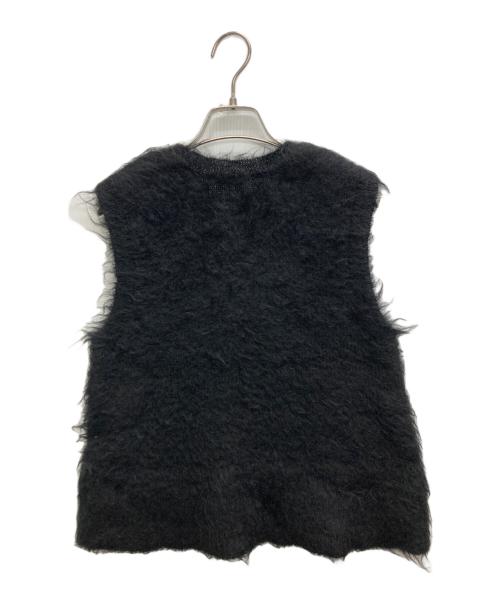 HaaT（ハート）Haat (ハート) MOHAIR FUR SHAGGY ブラック サイズ:SIZE　2の古着・服飾アイテム