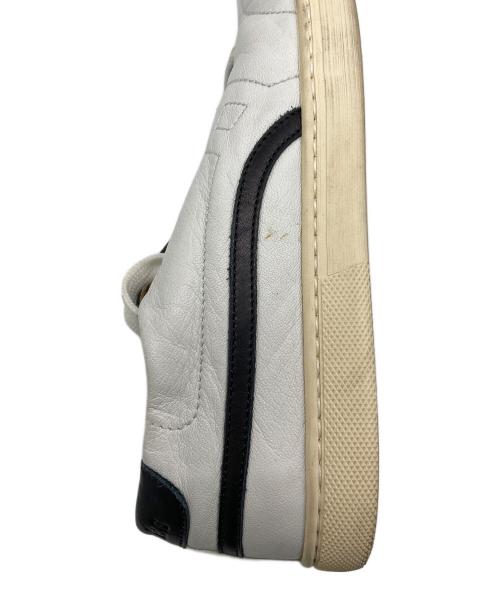 HERMES（エルメス）HERMES (エルメス) H ステッチ レザー ローカット スニーカー ホワイト サイズ:SIZE 37の古着・服飾アイテム