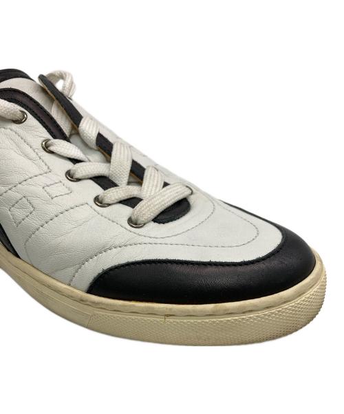 HERMES（エルメス）HERMES (エルメス) H ステッチ レザー ローカット スニーカー ホワイト サイズ:SIZE 37の古着・服飾アイテム