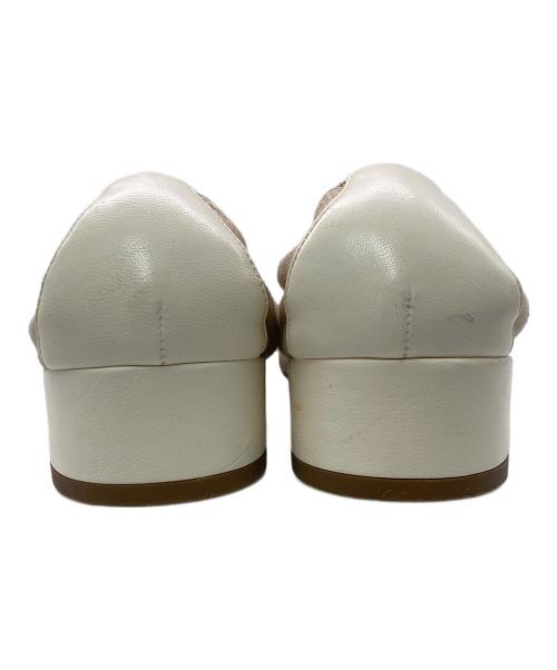 CHANEL（シャネル）CHANEL (シャネル) ココマークキャンバスバレエシューズ ベージュ サイズ:SIZE37cmの古着・服飾アイテム