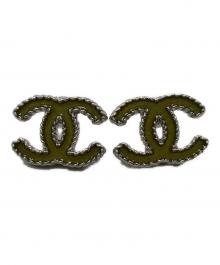 CHANEL（シャネル）の古着「ココマークピアス」｜シルバー×イエロー