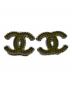 CHANEL（シャネル）の古着「ココマークピアス」｜シルバー×イエロー