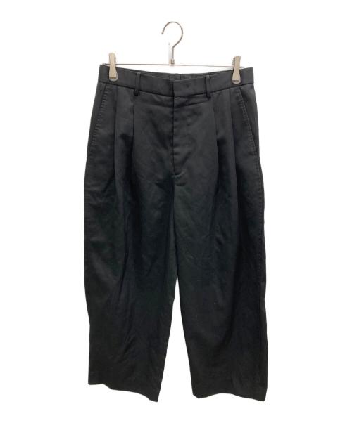 JUUN.J（ジュン・ジー）JUUN.J (ジュン・ジー) タックテーパードパンツ ブラック サイズ:SIZE44の古着・服飾アイテム