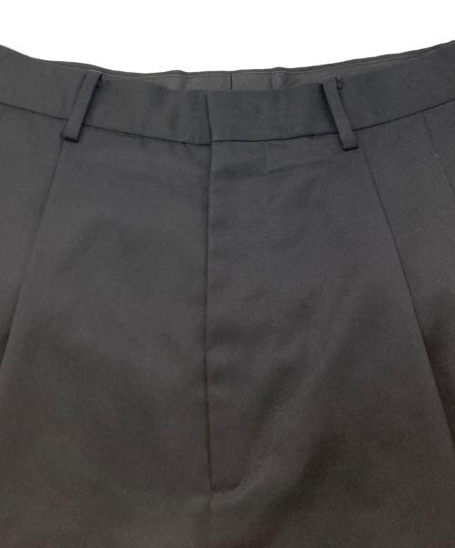 JUUN.J（ジュン・ジー）JUUN.J (ジュン・ジー) タックテーパードパンツ ブラック サイズ:SIZE44の古着・服飾アイテム