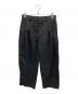 JUUN.J（ジュン・ジー）の古着「タックテーパードパンツ」｜ブラック