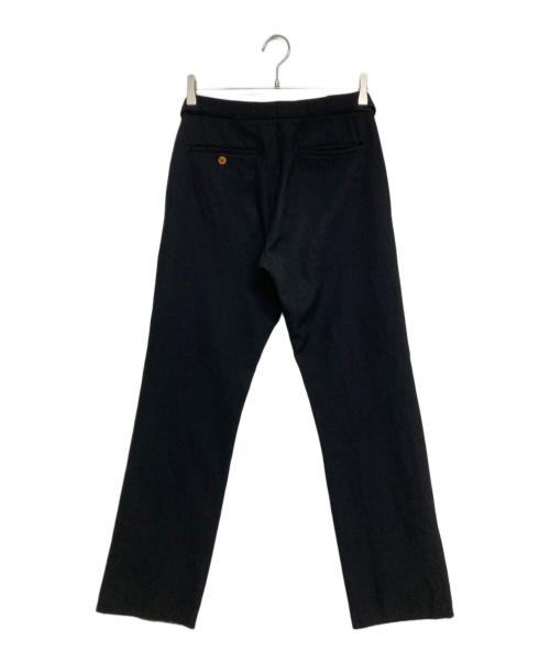 COMME des GARCONS HOMME PLUS（コムデギャルソンオムプリュス）COMME des GARCONS HOMME PLUS (コムデギャルソンオムプリュス) ウールアウトシームパンツ ブラック サイズ:SIZE Sの古着・服飾アイテム
