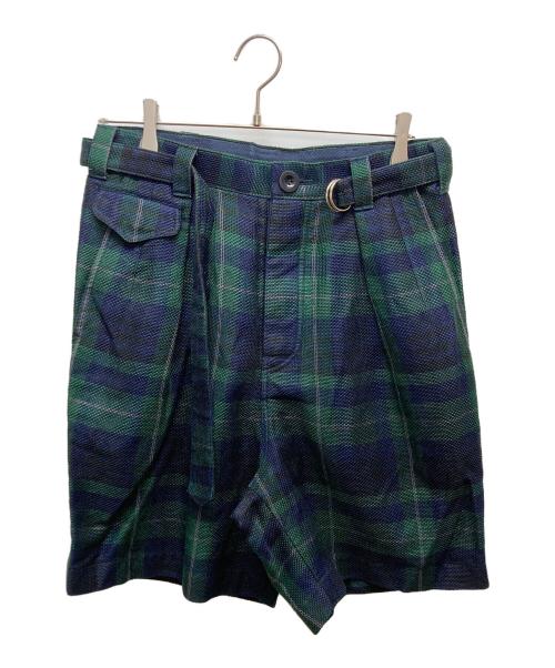 sacai（サカイ）sacai (サカイ) ハーフパンツ グリーン サイズ:SIZE1の古着・服飾アイテム