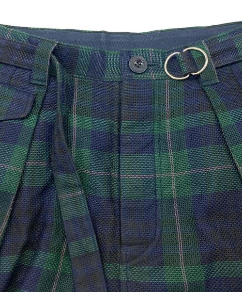 sacai（サカイ）sacai (サカイ) ハーフパンツ グリーン サイズ:SIZE1の古着・服飾アイテム